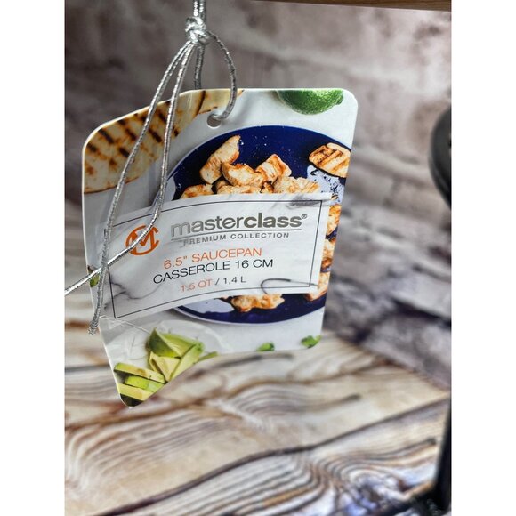 Master Class Saucepan with pour spout & vented lid‎ 6.5" NEW - Picture 6 of 7